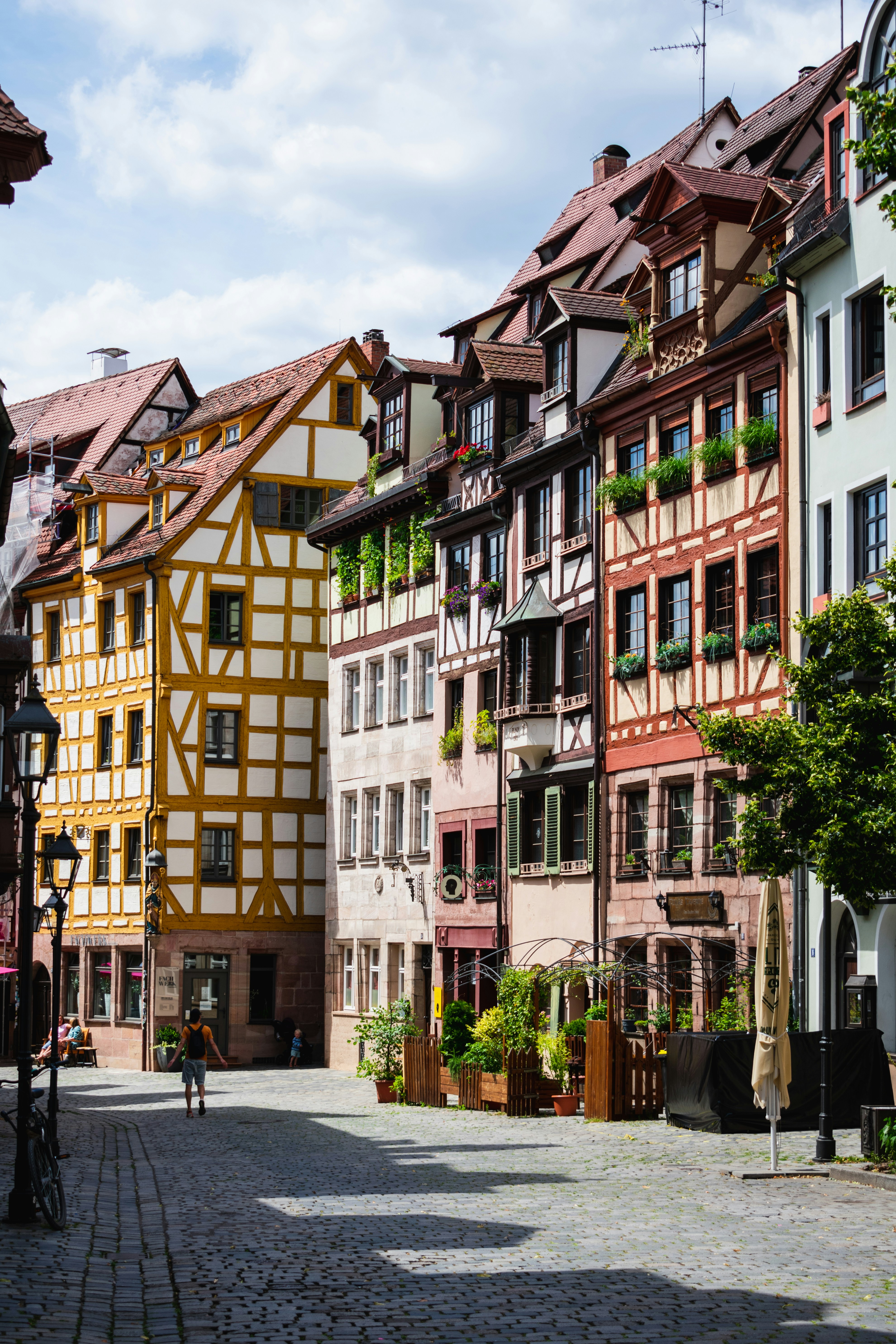 Nuremberg half-timbered buildings